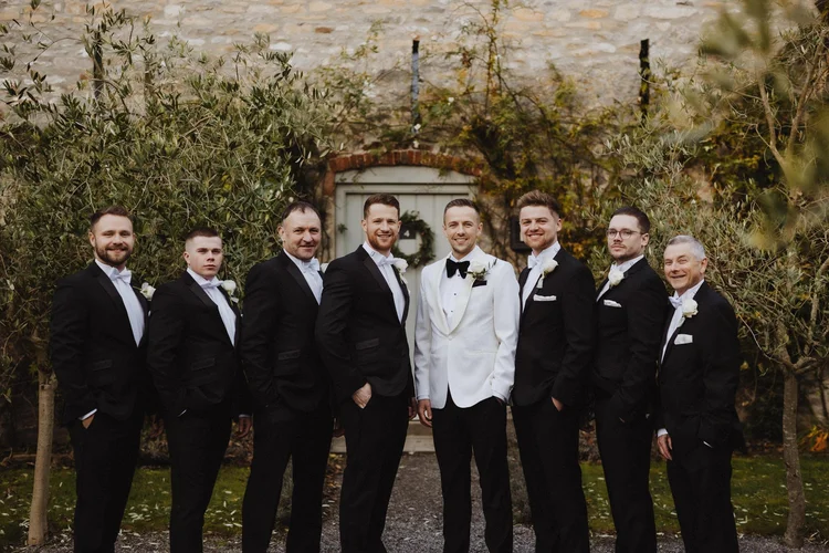 Hollie and Ed's winter wedding at Middleton Lodge, North Yorkshire — photo 10 of 72