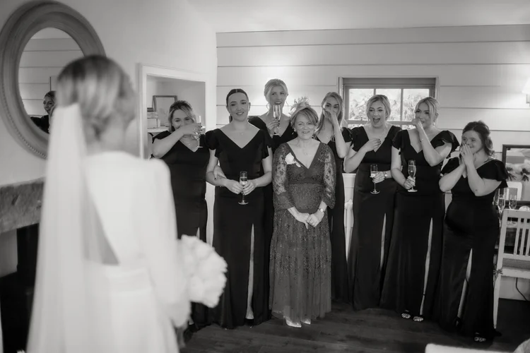 Hollie and Ed's winter wedding at Middleton Lodge, North Yorkshire — photo 17 of 72