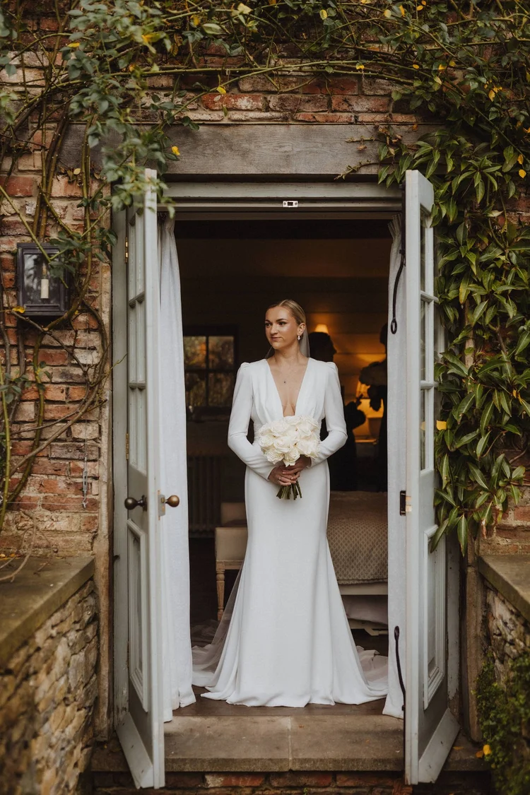 Hollie and Ed's winter wedding at Middleton Lodge, North Yorkshire — photo 18 of 72