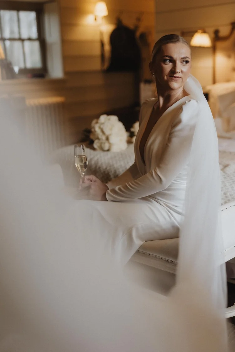 Hollie and Ed's winter wedding at Middleton Lodge, North Yorkshire — photo 21 of 72