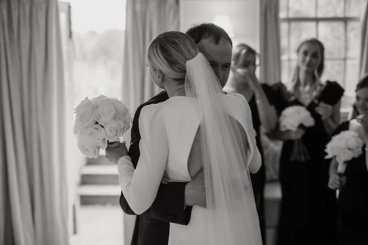 Hollie and Ed's winter wedding at Middleton Lodge, North Yorkshire — photo 22 of 72