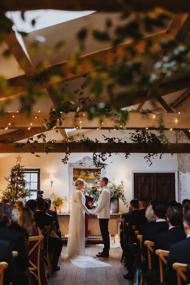 Hollie and Ed's winter wedding at Middleton Lodge, North Yorkshire — photo 26 of 72