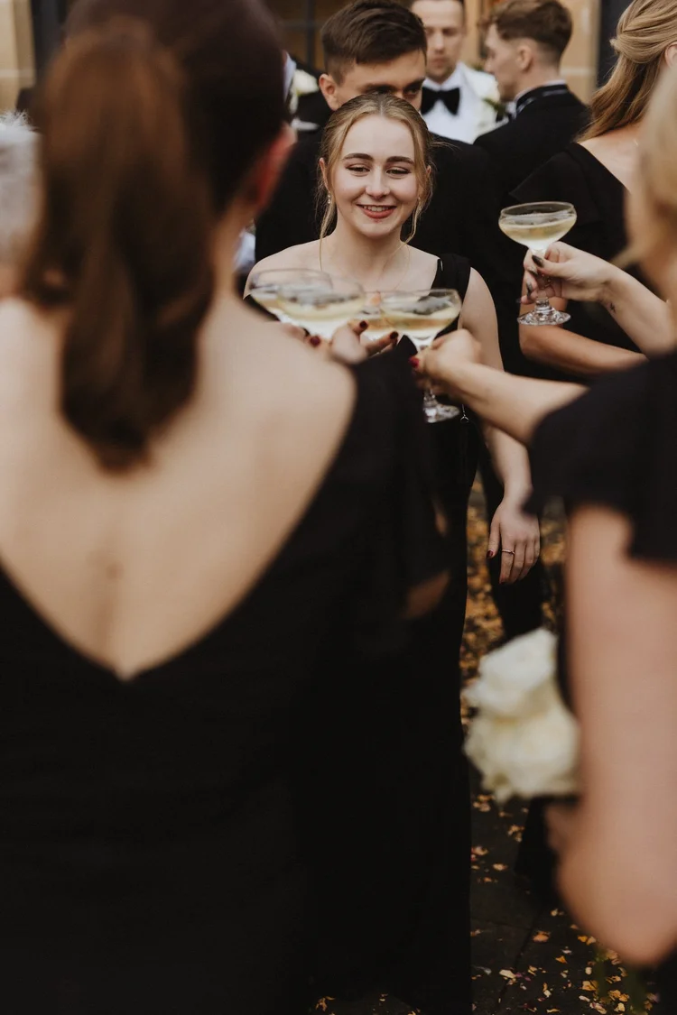 Hollie and Ed's winter wedding at Middleton Lodge, North Yorkshire — photo 34 of 72