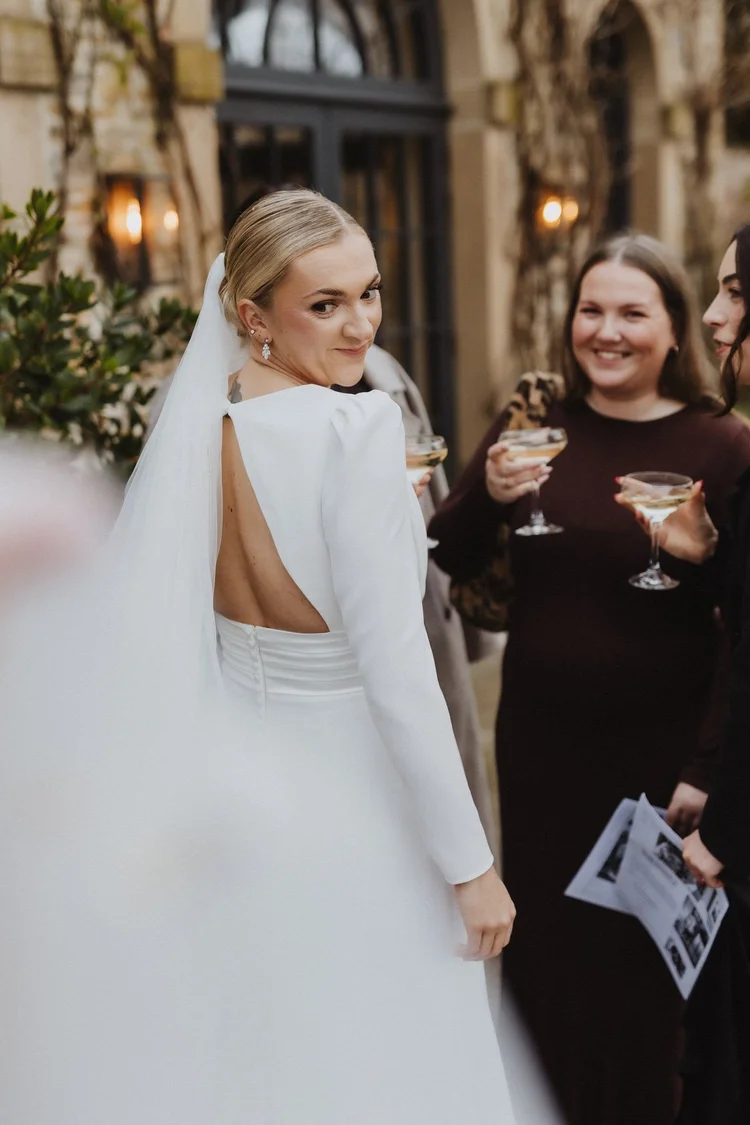 Hollie and Ed's winter wedding at Middleton Lodge, North Yorkshire — photo 35 of 72