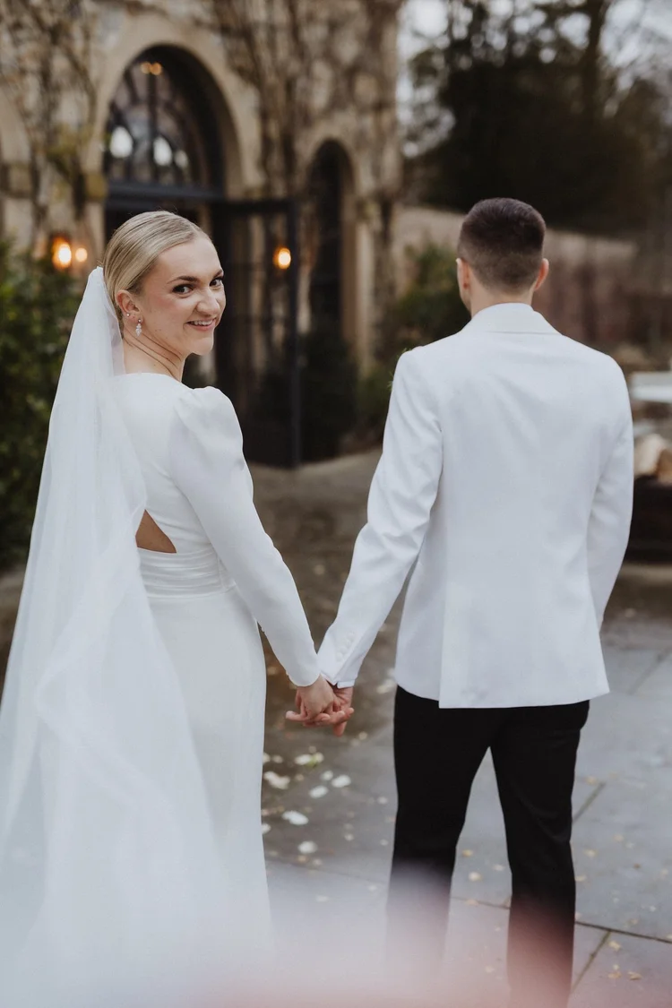 Hollie and Ed's winter wedding at Middleton Lodge, North Yorkshire — photo 42 of 72