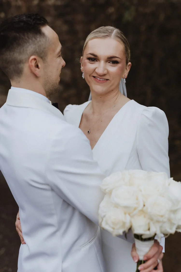 Hollie and Ed's winter wedding at Middleton Lodge, North Yorkshire — photo 45 of 72