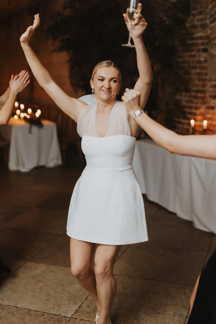 Hollie and Ed's winter wedding at Middleton Lodge, North Yorkshire — photo 63 of 72