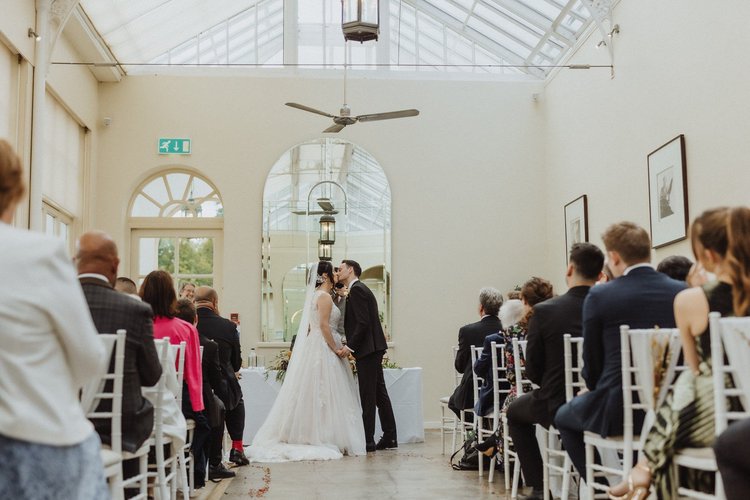 Beth and Alex's wedding at Buxted Park, East Sussex — photo 40 of 140