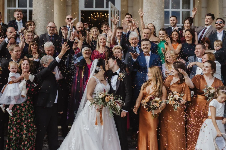 Beth and Alex's wedding at Buxted Park, East Sussex — photo 43 of 140
