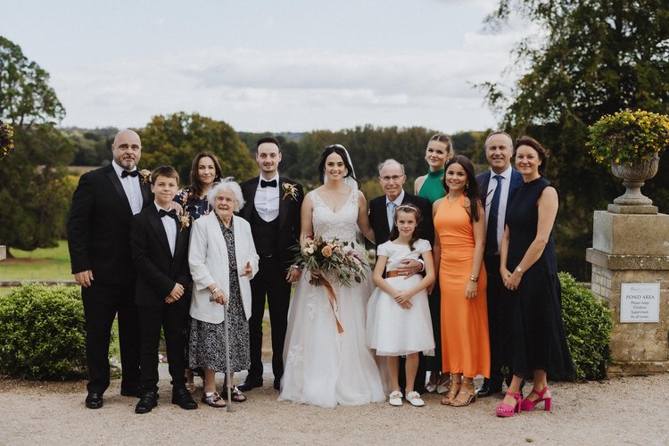 Beth and Alex's wedding at Buxted Park, East Sussex — photo 54 of 140