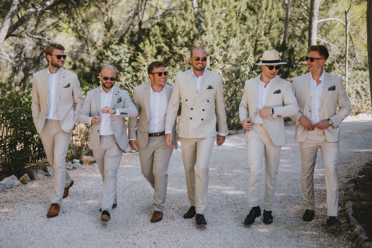 Lydia and Mitch's clifftop wedding at Casa La Vista, Ibiza — photo 1 of 22