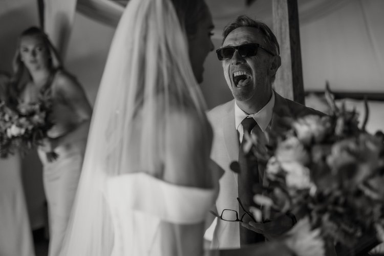 Lydia and Mitch's clifftop wedding at Casa La Vista, Ibiza — photo 3 of 22