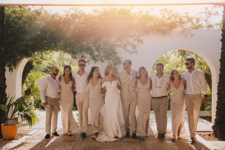 Lydia and Mitch's clifftop wedding at Casa La Vista, Ibiza — photo 4 of 22