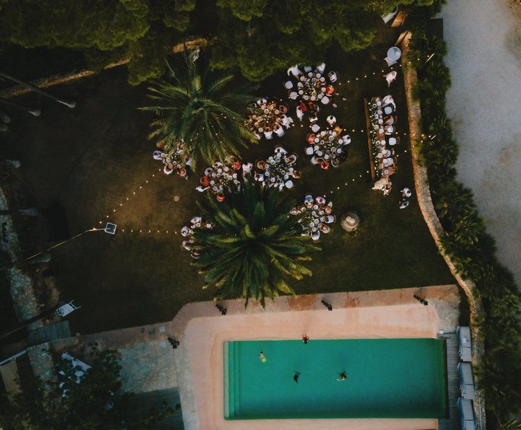 Lydia and Mitch's clifftop wedding at Casa La Vista, Ibiza — photo 6 of 22