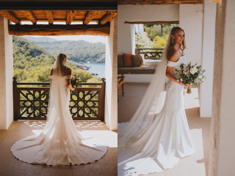 Lydia and Mitch's clifftop wedding at Casa La Vista, Ibiza — photo 9 of 22