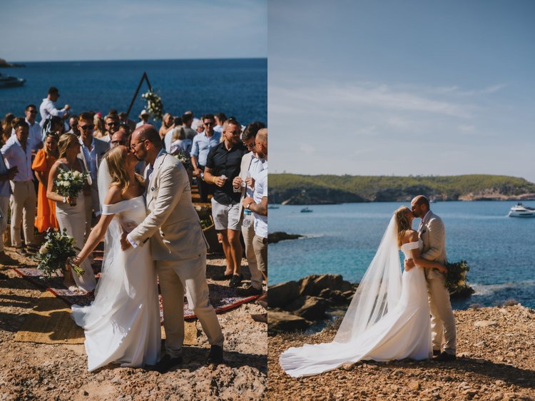 Lydia and Mitch's clifftop wedding at Casa La Vista, Ibiza — photo 11 of 22