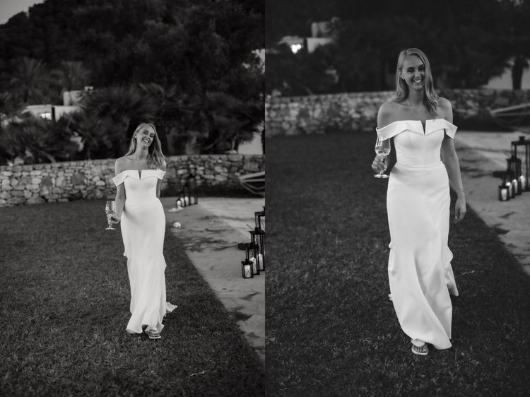 Lydia and Mitch's clifftop wedding at Casa La Vista, Ibiza — photo 22 of 22