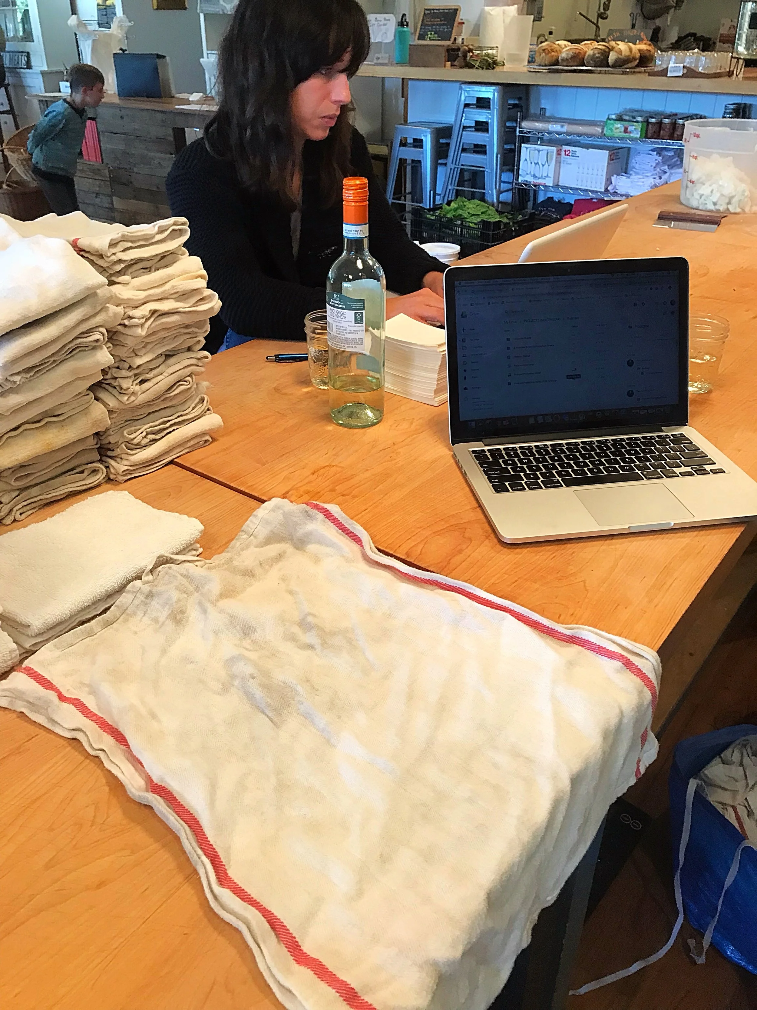 Laundry, Blogging, and Wine: Hard to Say Which is More Necessary on an Afternoon Between Morning and Evening Classes
