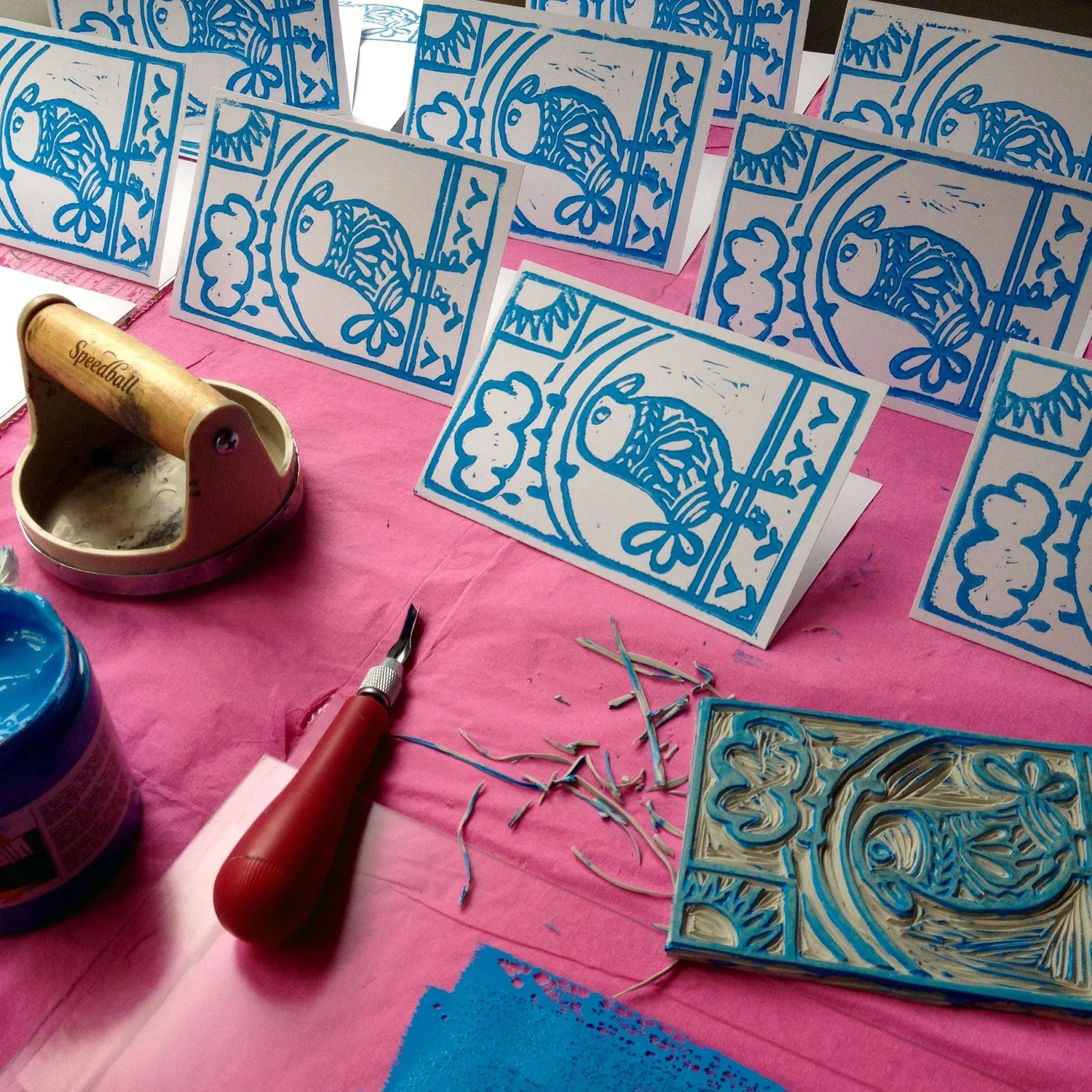 New Pattern Design - Block Printed