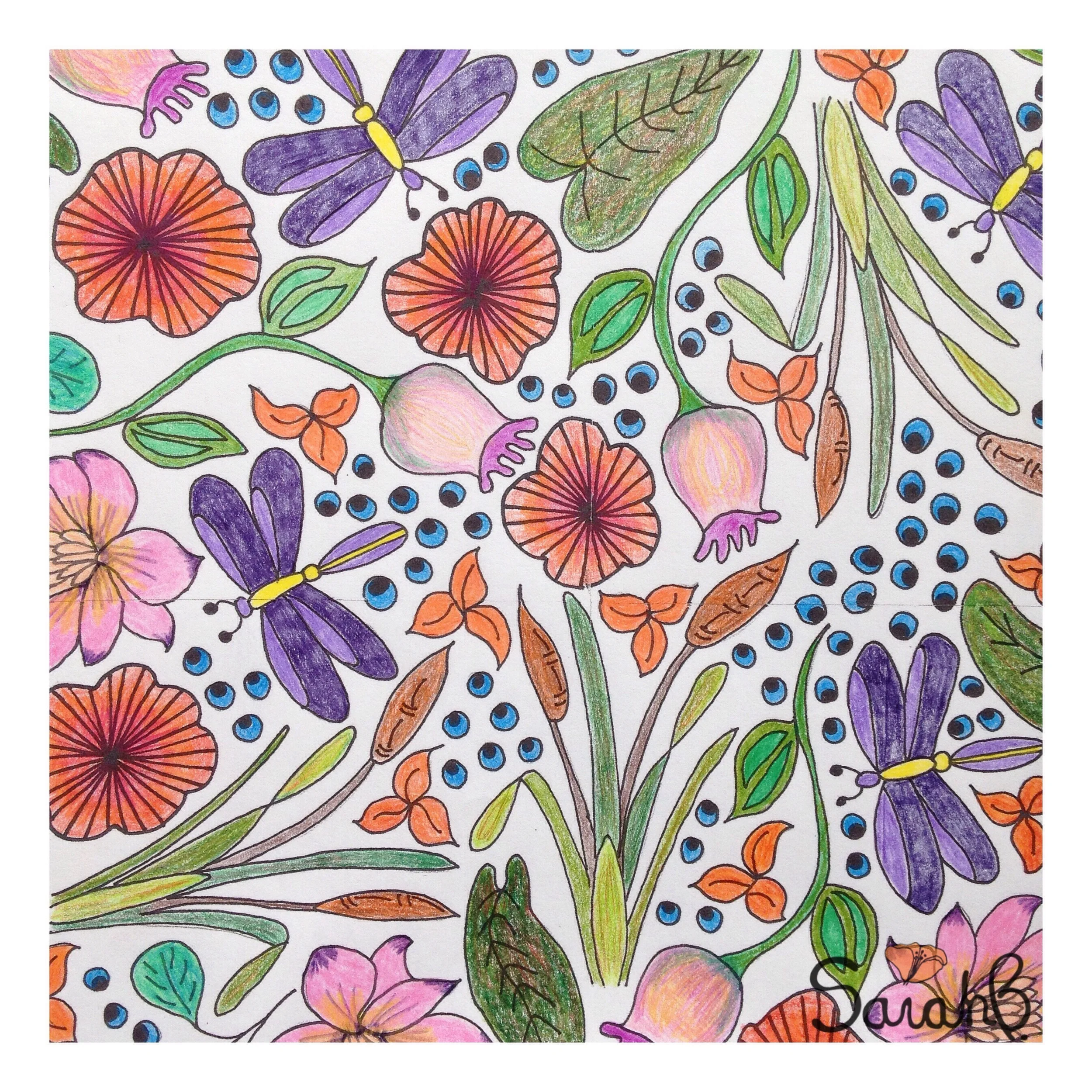 News - By the Pond, Coloring Book Page