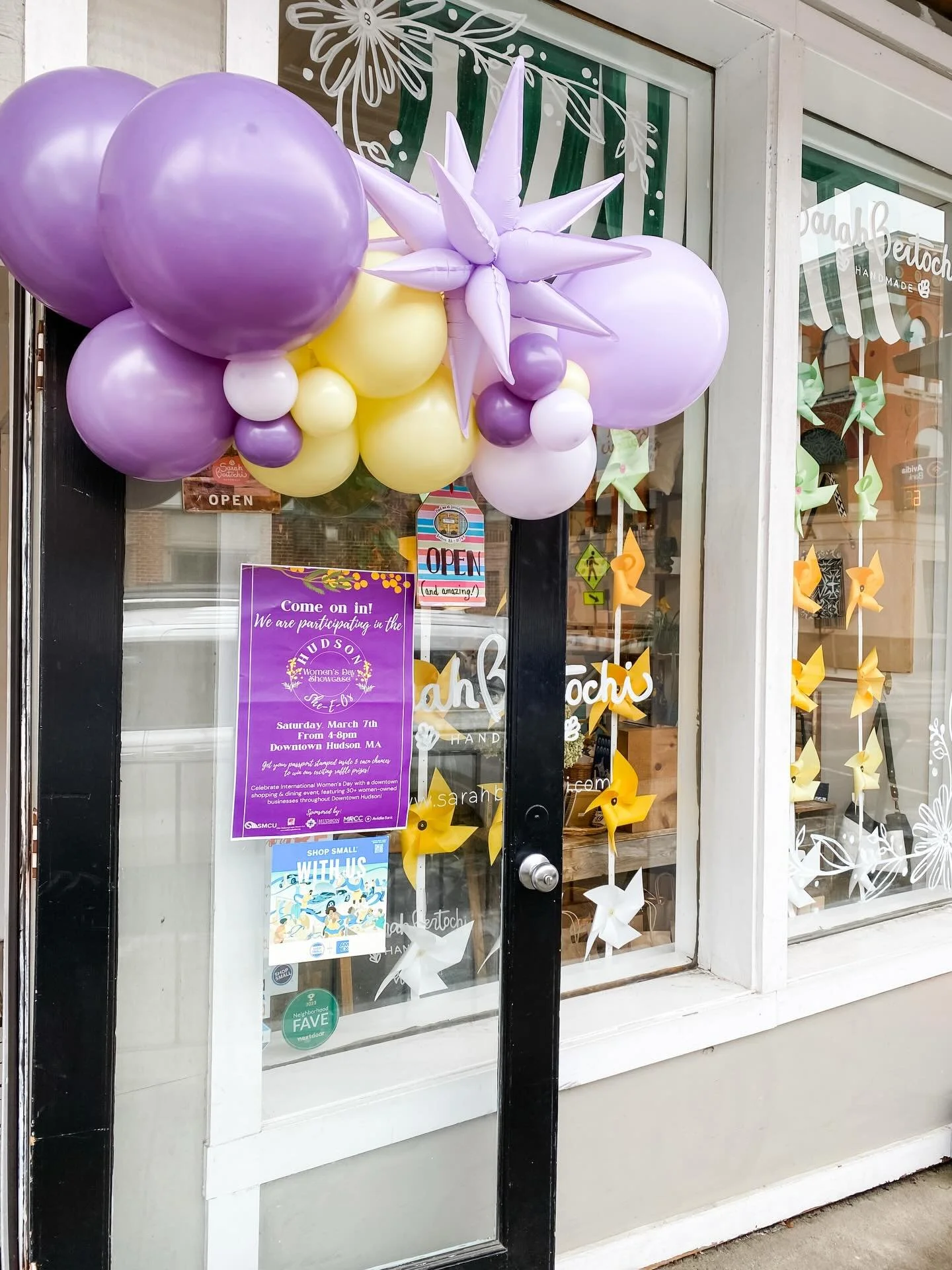 We&rsquo;re READY for you Hudson!! Hoping to see you today for the Hudson Women&rsquo;s Day Showcase @hudsonshe.e.os @discoverhudsonma 

Your support means the world 🥰 Over 30 women owned businesses are participating in today&rsquo;s celebration - h