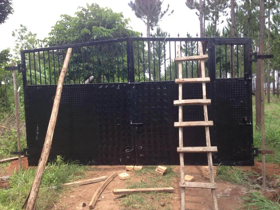 Entry gate (early March)