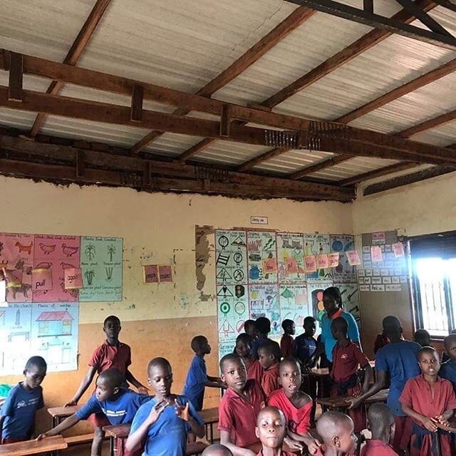 Sunny days in Uganda can be very hot.  Our school has a metal roof which radiates heat into the classrooms. It is not uncommon for the temperature to rise above 80 degrees in the rooms, making students and teachers uncomfortable.  We are in need of p