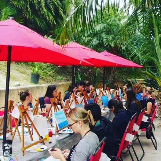 I love giving art parties!