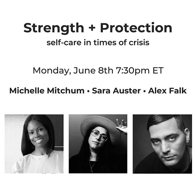 There’s never been a more essential time to empower each other to create positive change in our lives and in the power structures that build our world. 
Please join us this Monday evening for an open conversation hosted by Michelle Mitchum of @theorangemoon and me on IG LIVE followed by a guided meditation by Michelle and sound bath co-facilitated by Alex Falk aka @atonalmeditation and myself. 
Monday, June 8th - 
7:30-8:30 PM ET / 4:30-5:30 PM PT
on IG LIVE
_____________________________
Wellbeing is holistic - emotional, chemical, physical - it starts from the inside out. How you care for yourself is important - how is it informing how you care for others? 
_____________________________
#selfcare 
#athomesoundbath 
#theorangemoon
#atonalmeditation 
#soundbath
#soundmovements