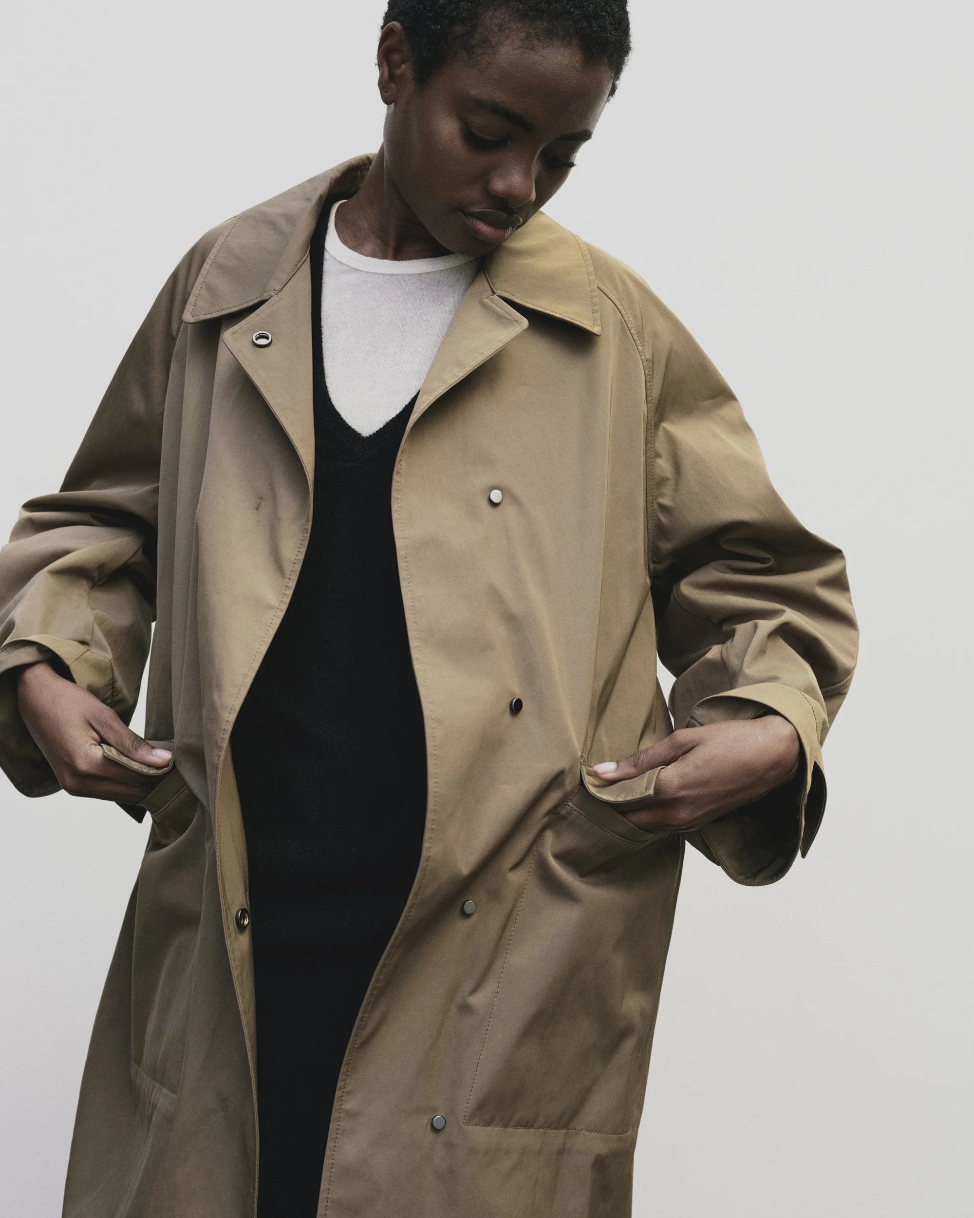 OVERSIZED TRENCH - KHAKI — MIJEONG PARK - LA based womenswear label