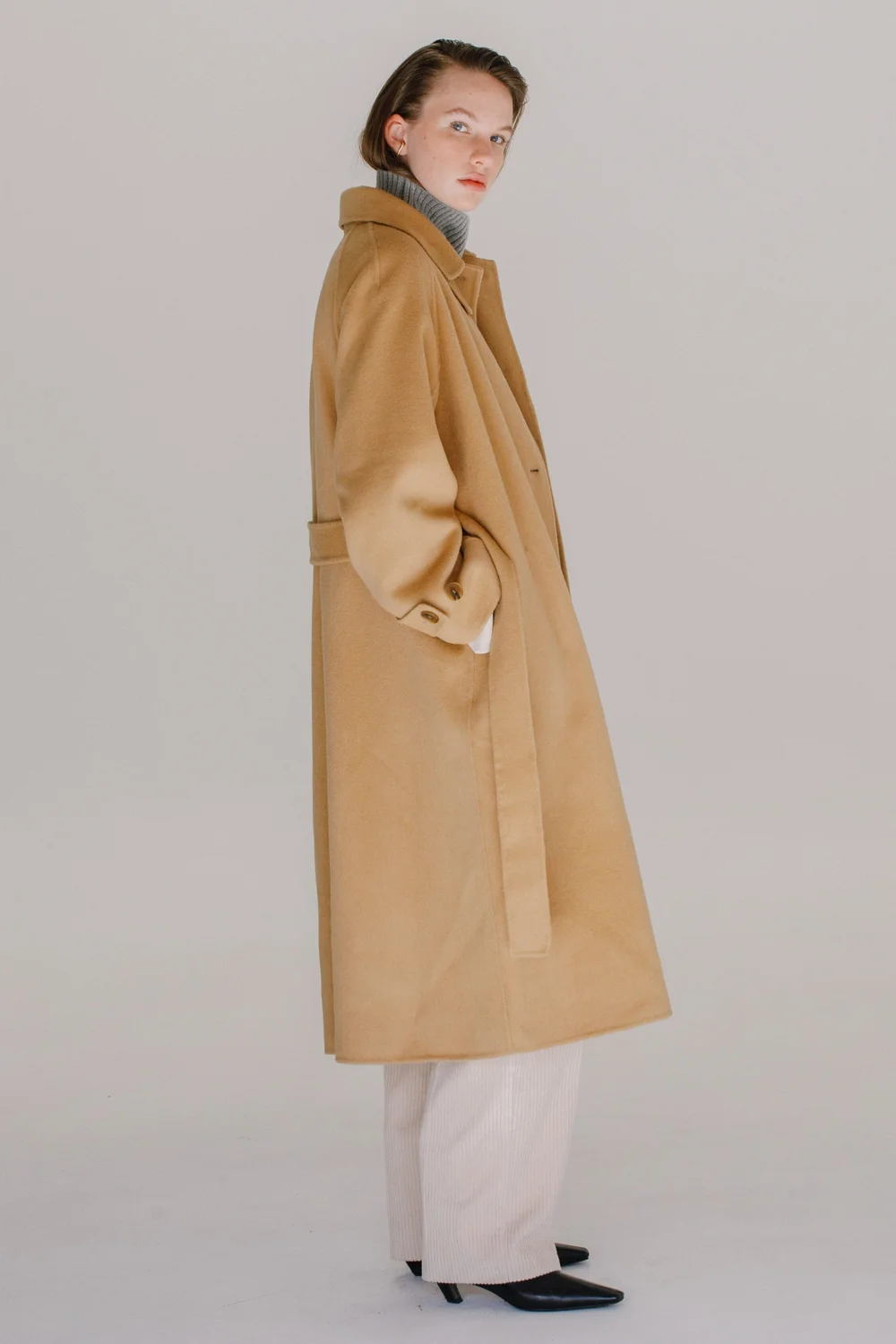 OVERSIZED TRENCH COAT - BEIGE — MIJEONG PARK - LA based womenswear
