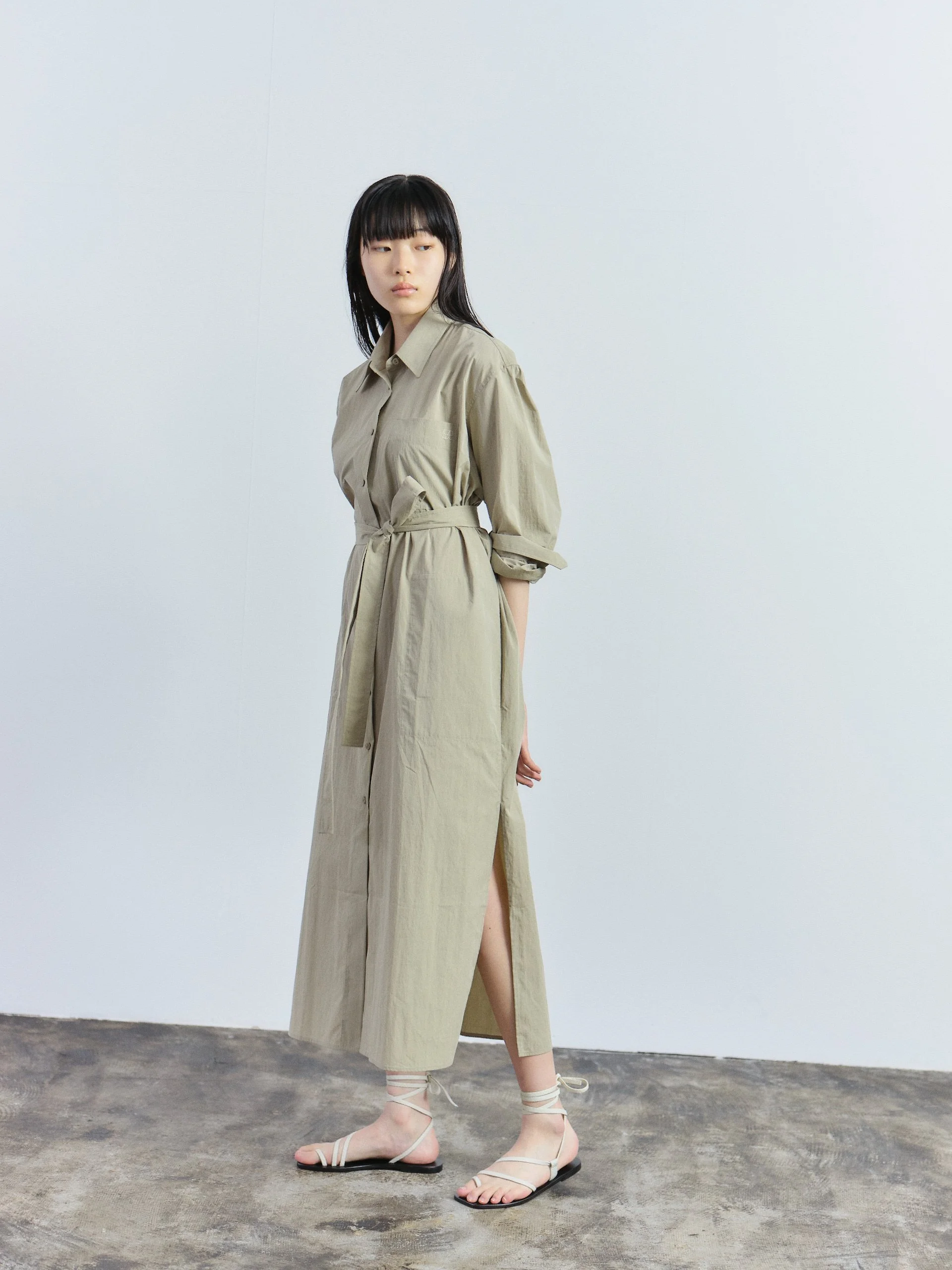 khaki belted shirt dress Easowa Khaki Elegant Summer Brunch Women's Collared Button Front Cinched Waist A-Line Short Sleeve Shirt Dress,Belted Casual Relaxed Office Wear Dresses