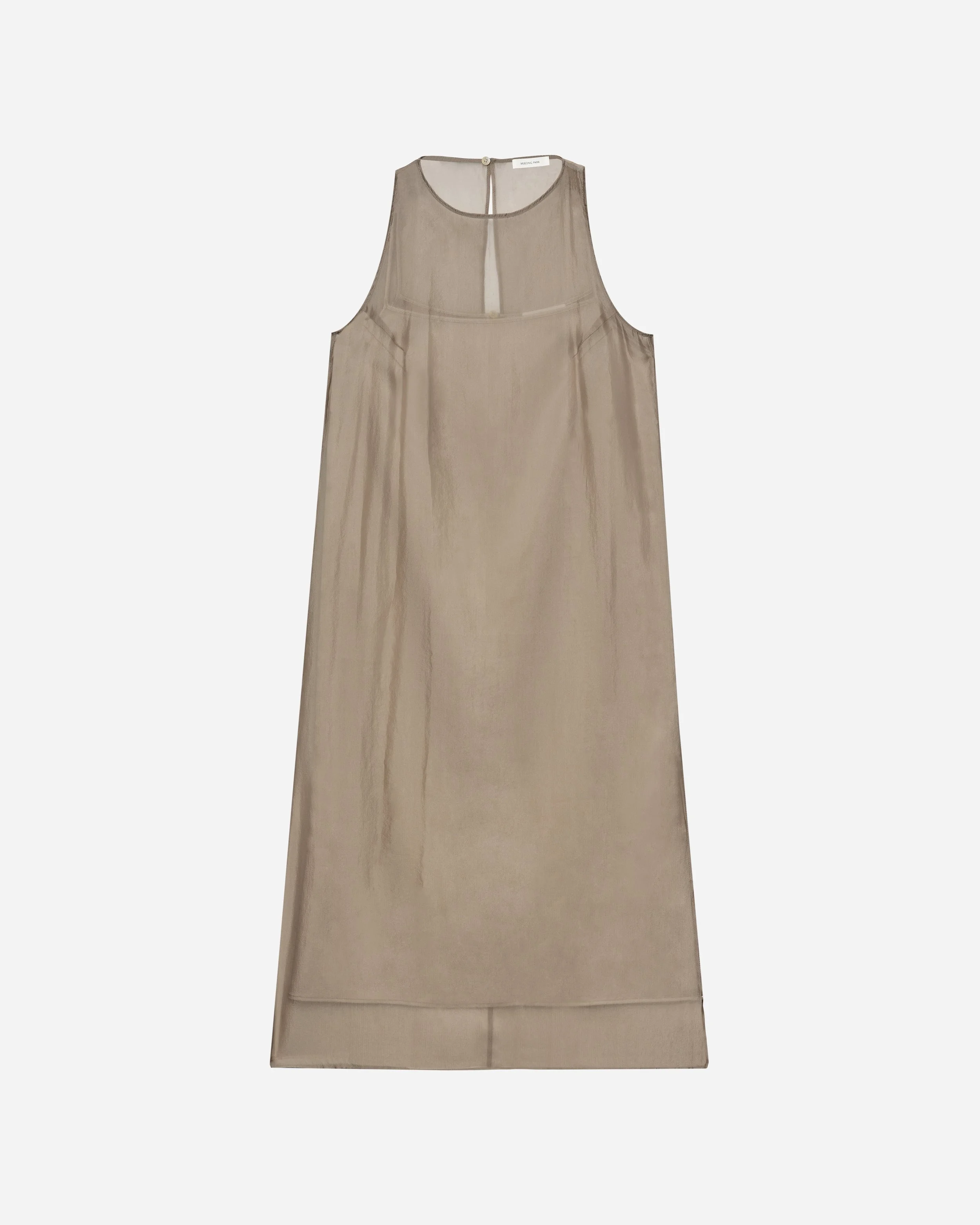 ORGANZA DRESS - DARK BEIGE