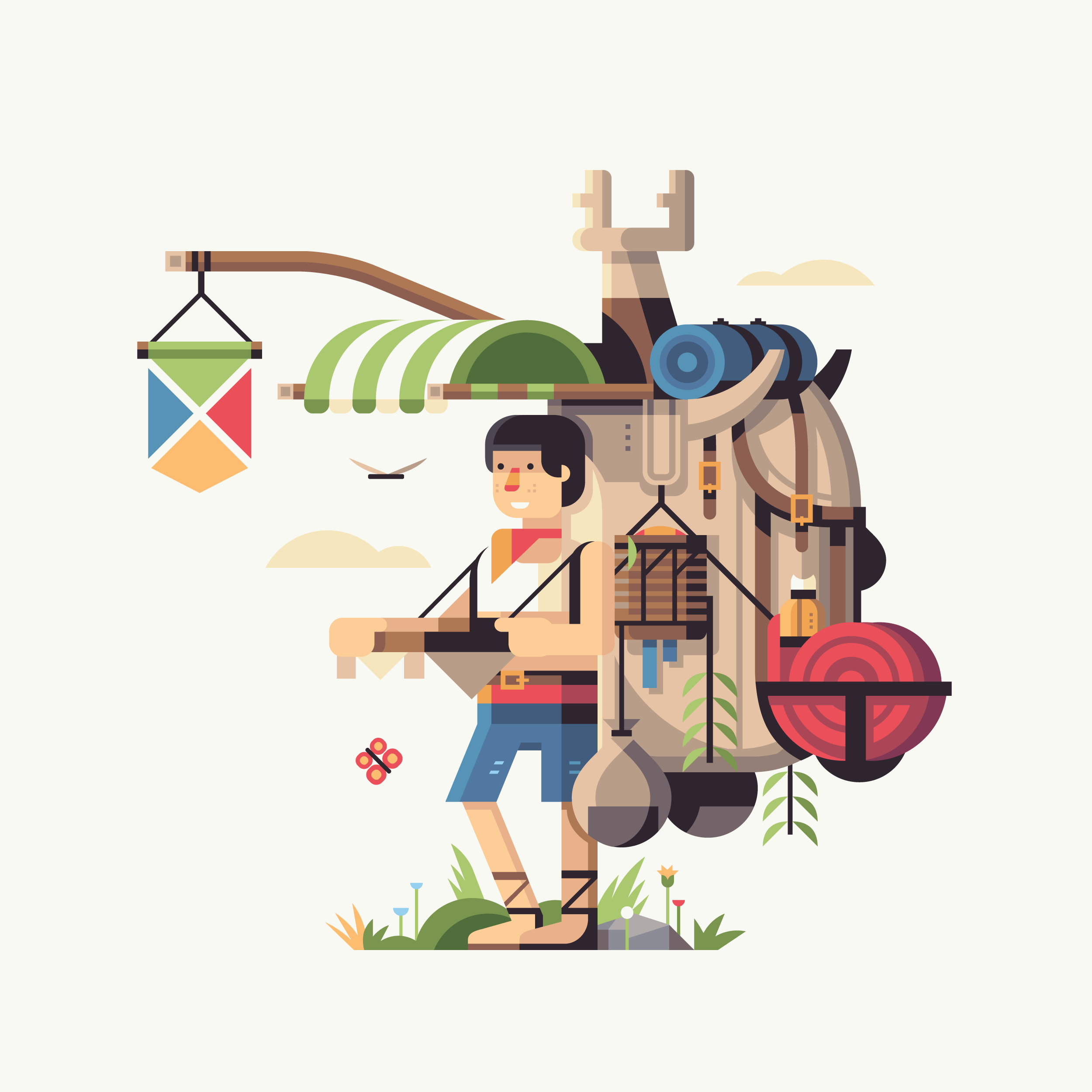 Wild series by Matt Anderson. Inspired by Zelda Breath of the Wild. Giddy Salesman (Beetle).