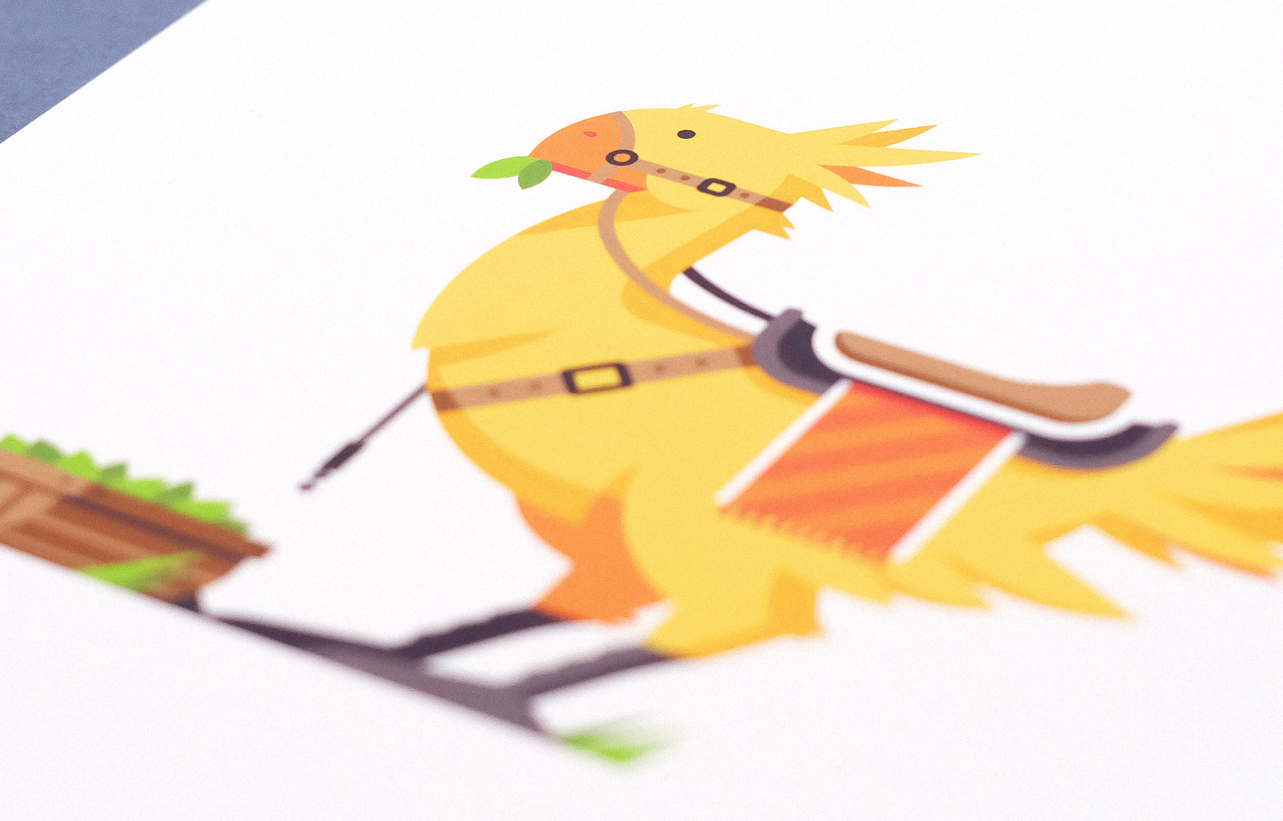 Matt Anderson - RetroMill - Wark! (Chocobo) - Print Photo