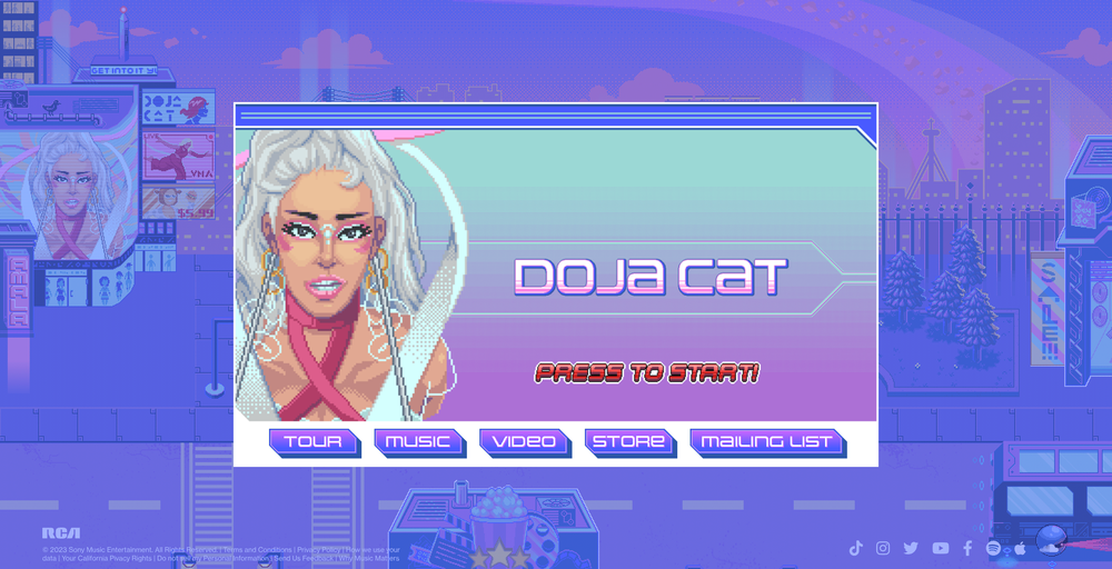 doja-cat-website-leo-araujo-creative-direction