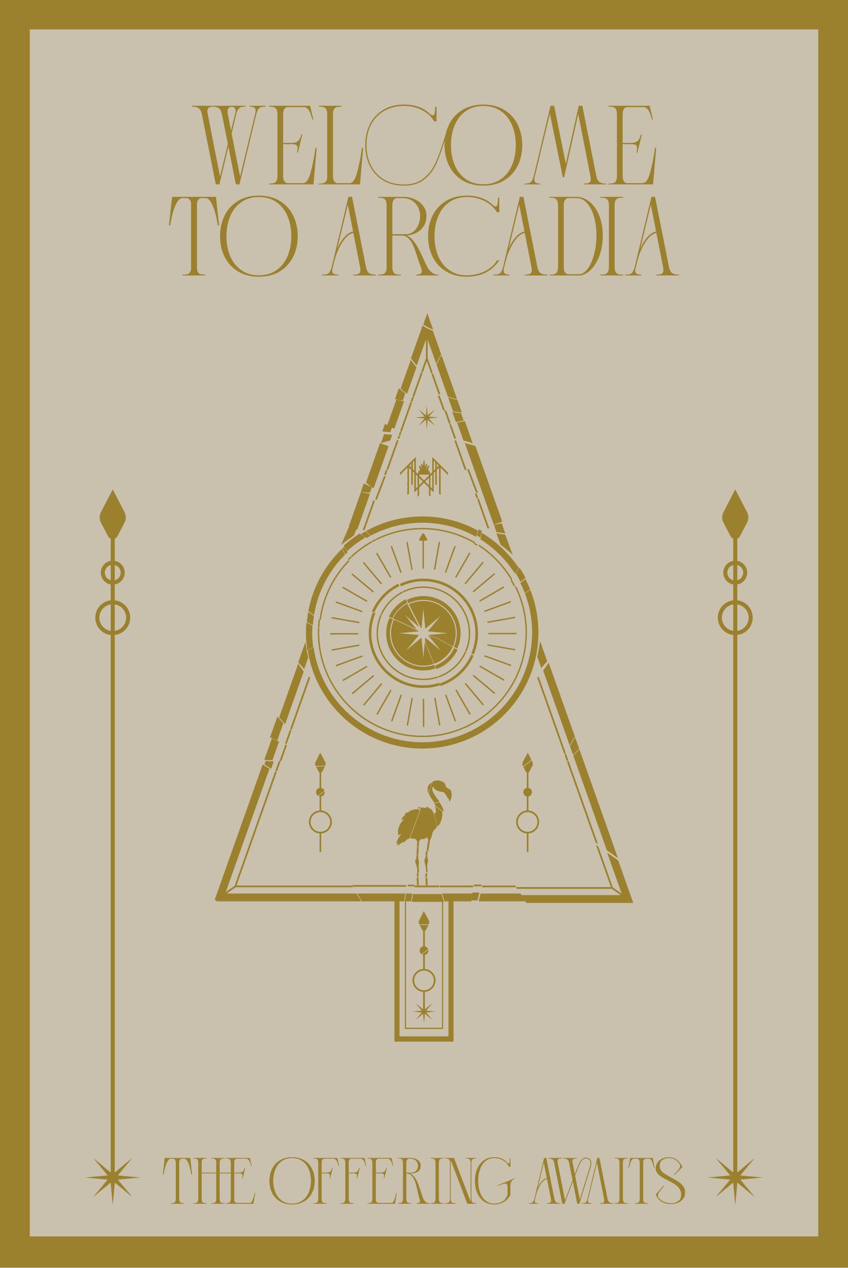 Welcome to Arcadia signage