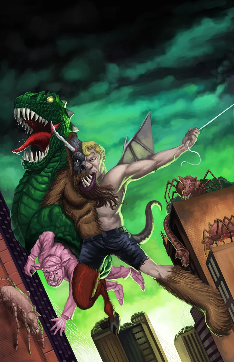 Cryptozoic Man variant cover 4