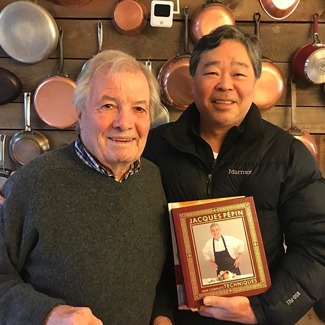 Fabulous gift from the &quot;Great&quot; Chef Jacques Pepin..
#Americanmaster #Specialedition #newcompletetechniques 03/31/2017