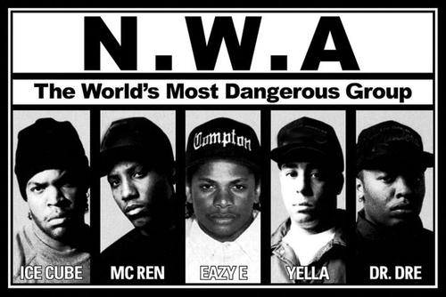 NWA Mens Hip Hop Hoodie Eazy E Dr Dre Ice Cube Yella MC Ren Death Row Records 