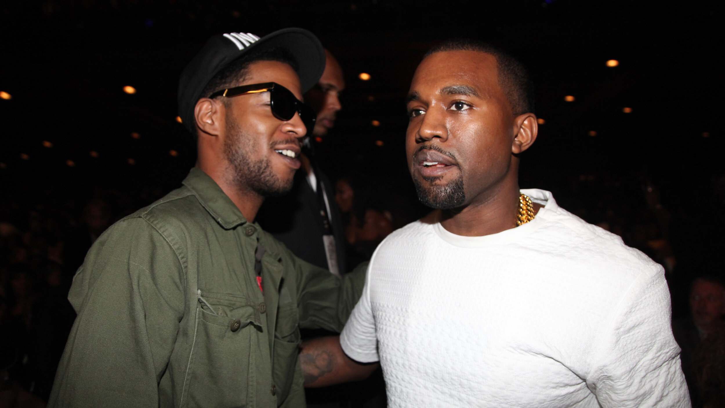 Kid Cudi with Kanye West