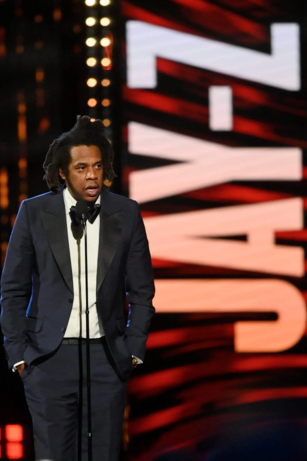 Jay-Z is inducted into the Rock & Roll Hall of Fame