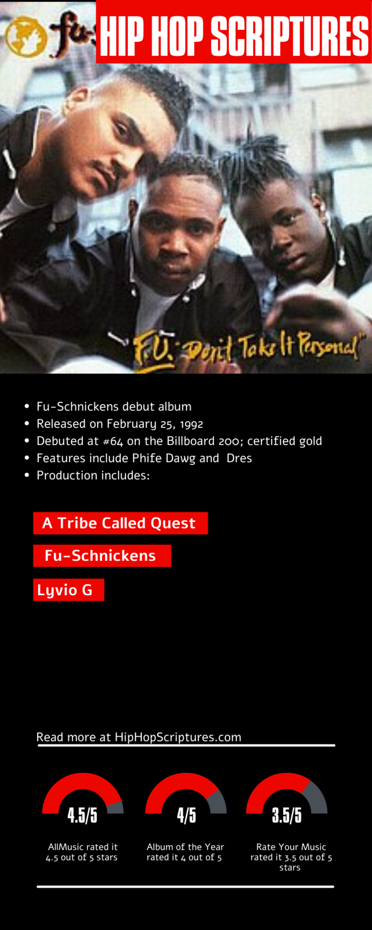 Fu-Schnickens' Fu Don't Take It Personal Album Anniversary