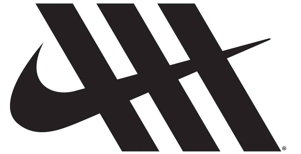 Two brands. One glyph.