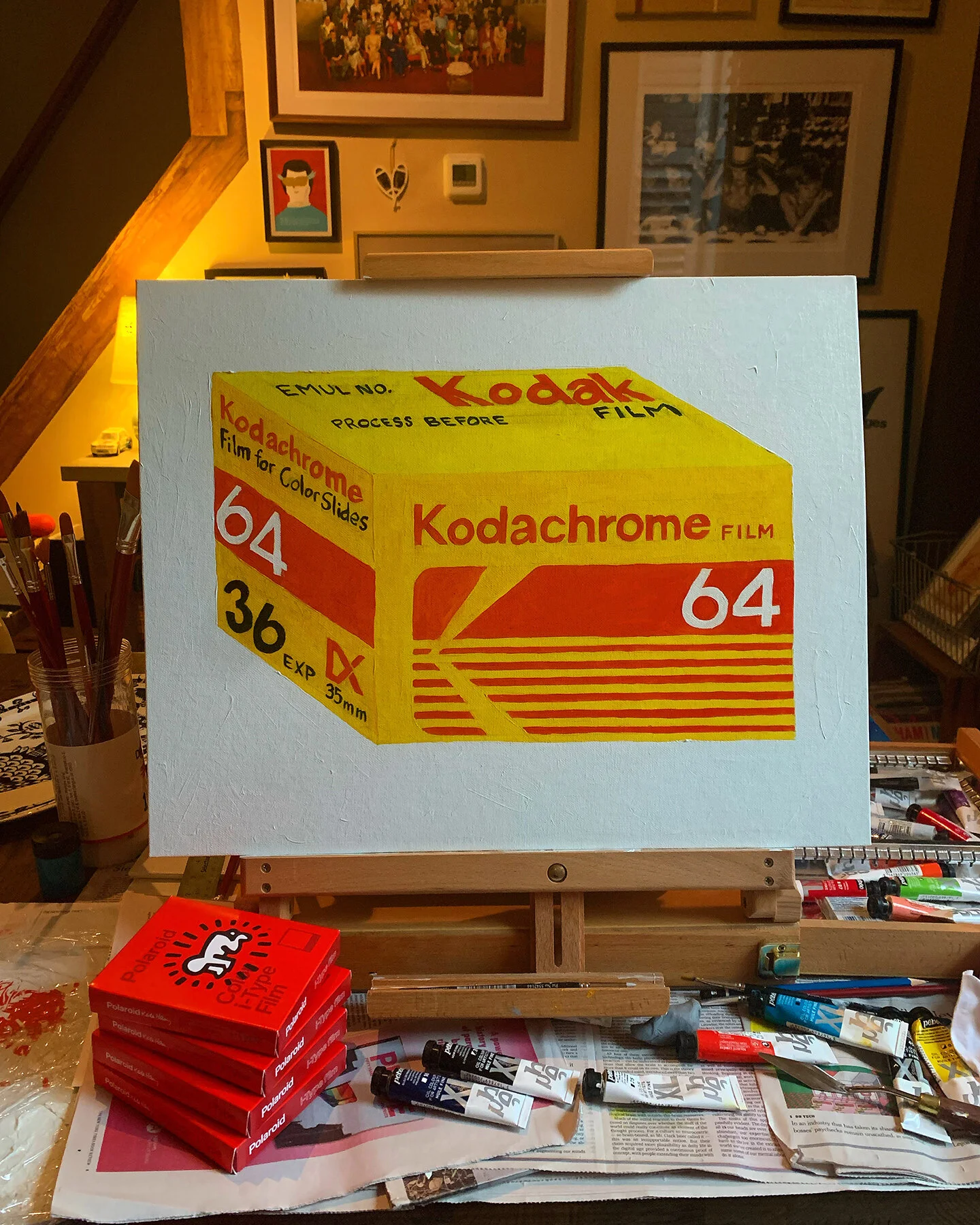 Kodachrome 64 packaging.