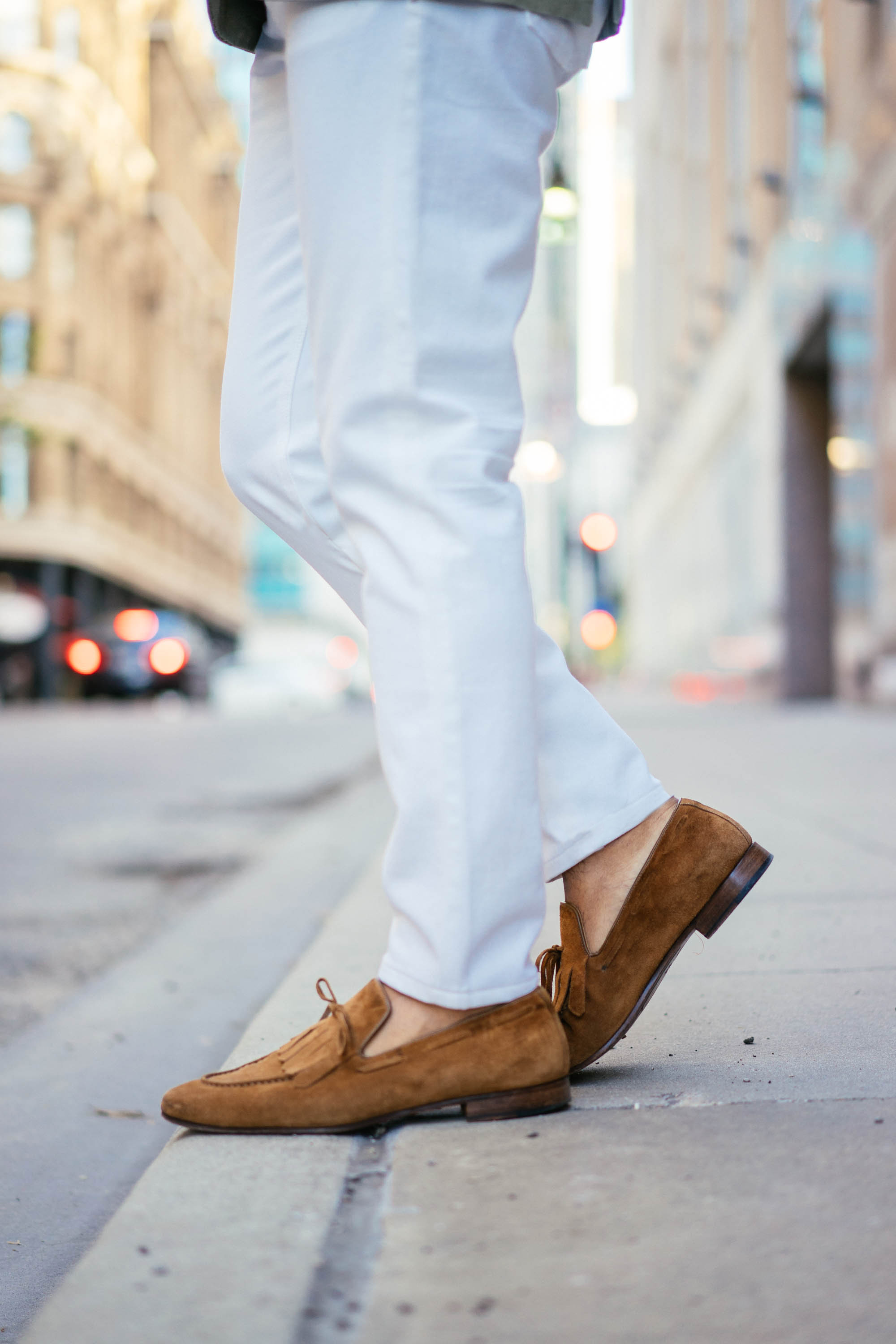 Possibly the biggest benefit of spring for me: sock-less loafers