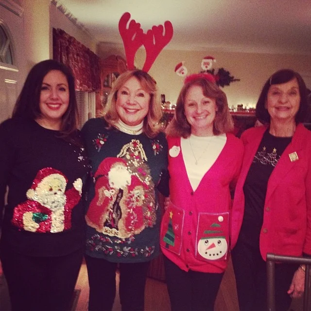 Yup, we did the ugly sweater thing...