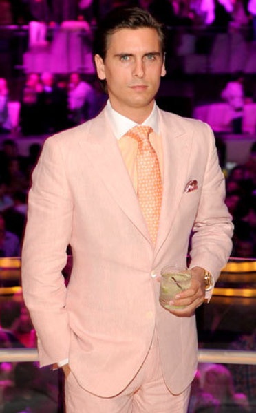 He's from Long Island, so this Gatsby getup is appropriate. 