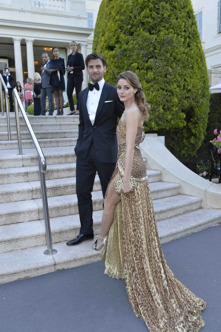 Uber formal and fancy, and he still seems more laid back than her... 