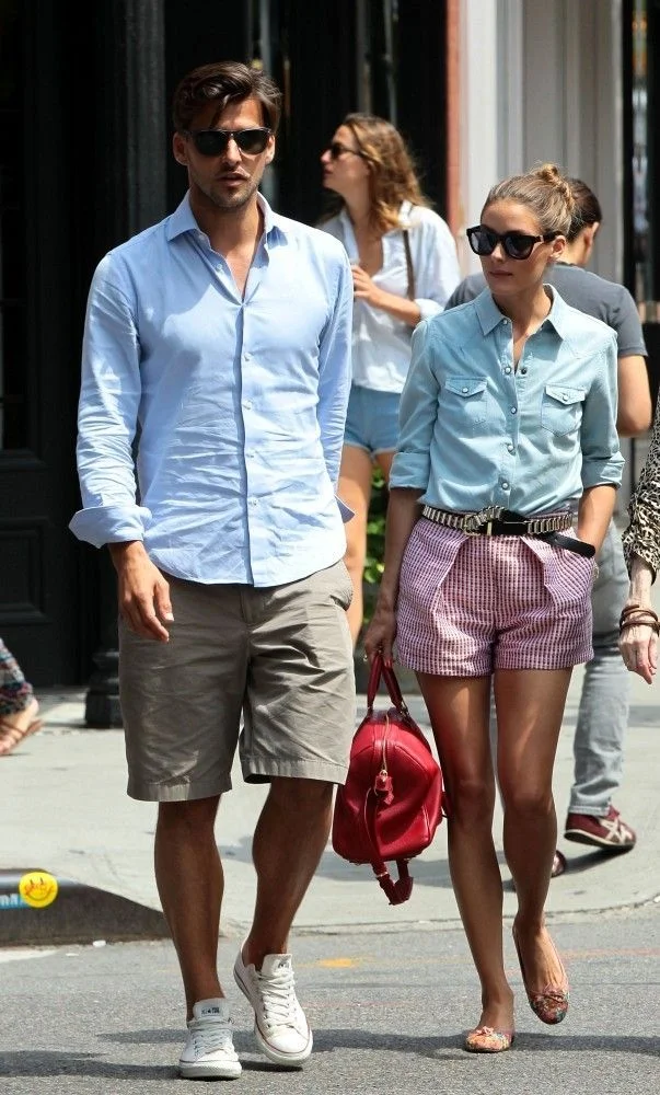 Every guy has some version of this, just simplify and find a good fitting shirt, and not-too-long shorts. 